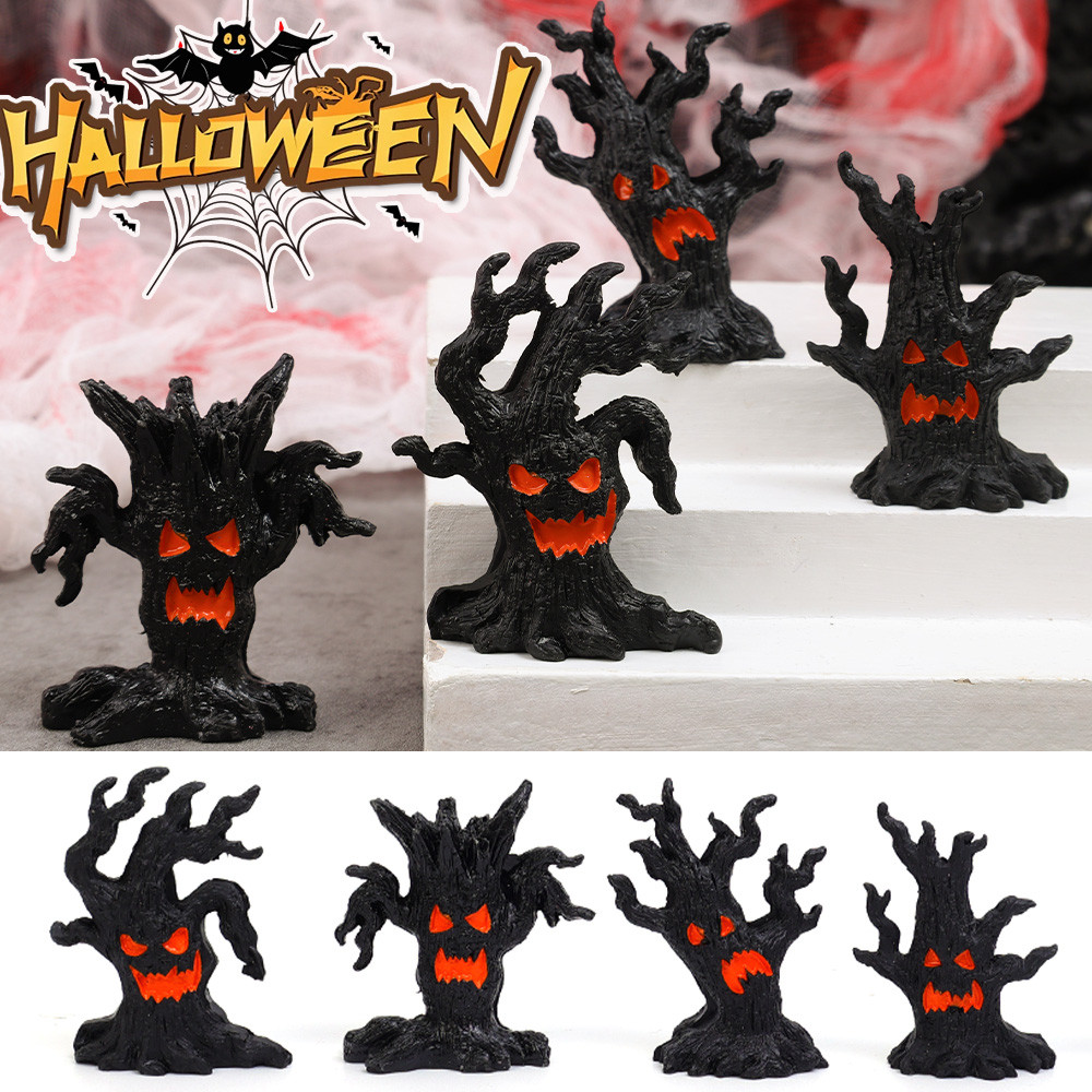 5 Bức tượng nhựa Halloween Dryad Series - Trang trí thu nhỏ ma quái cho ngôi nhà / bữa tiệc ma ám, Đ
