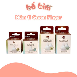  Núm Ti Green Finger Hàn Quốc | 2 Van Thoát Khí Chống Đầy Hơi | Silicone Y Tế Siêu Mềm – Shop Bố Bỉm 