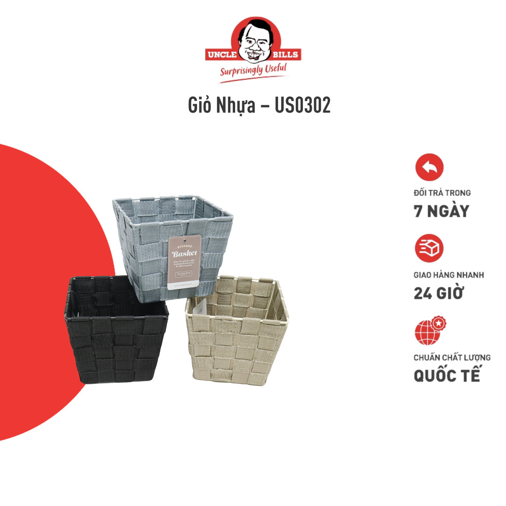 Giỏ Nhựa UNCLE BILLS – US0302