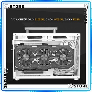 VỎ CASE MINI ITX METALFISH T60 (MAIN ITX/ Nguồn SFX/ KHÔNG KÈM RISER)
