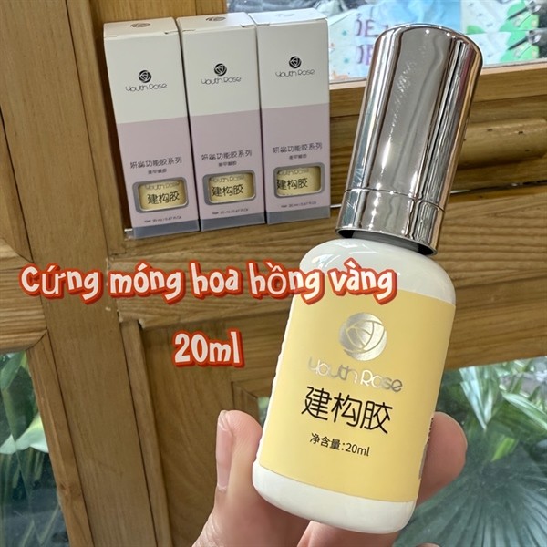 Cứng móng hoa hồng vàng 20ml