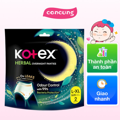 BVS Kotex Băng quần thảo dược (L/XL)