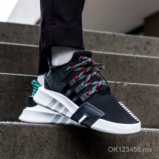 Giày EQT BASK ADV Adidas chất lượng cao - Đen trắng và hồ xanh Tiffany, cặp đôi
