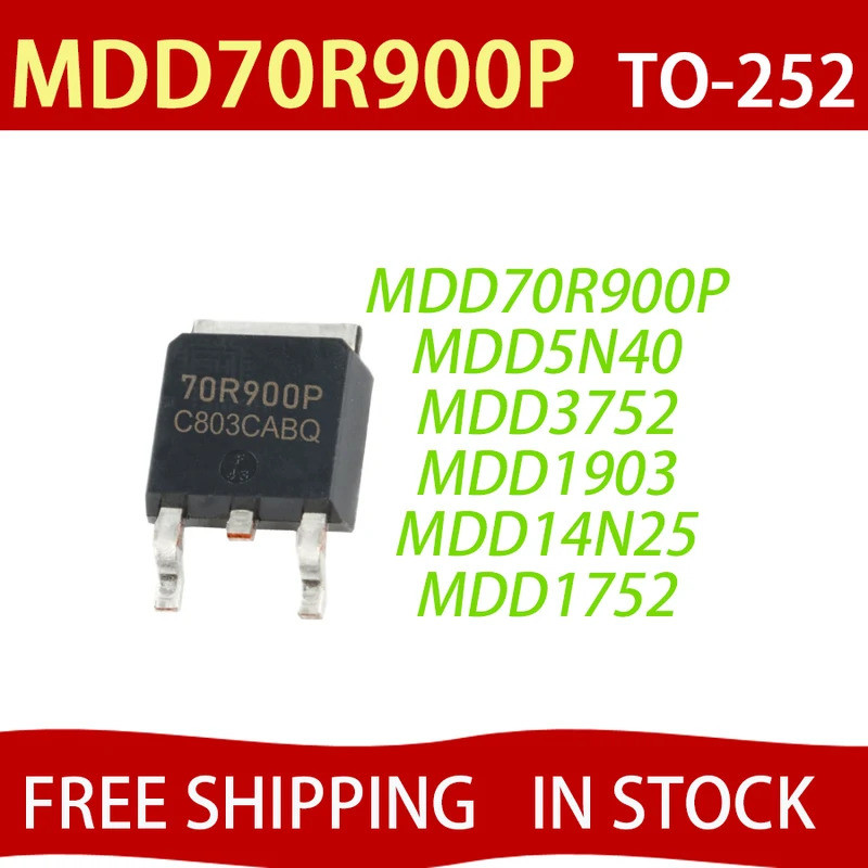 5 Chiếc MDD70R900P 70R900P 70R900 MDD5N40 5N40 MDD3752 MDD1903 MDD14N25 14N25 MDD3752RH MDD5N40RH TO