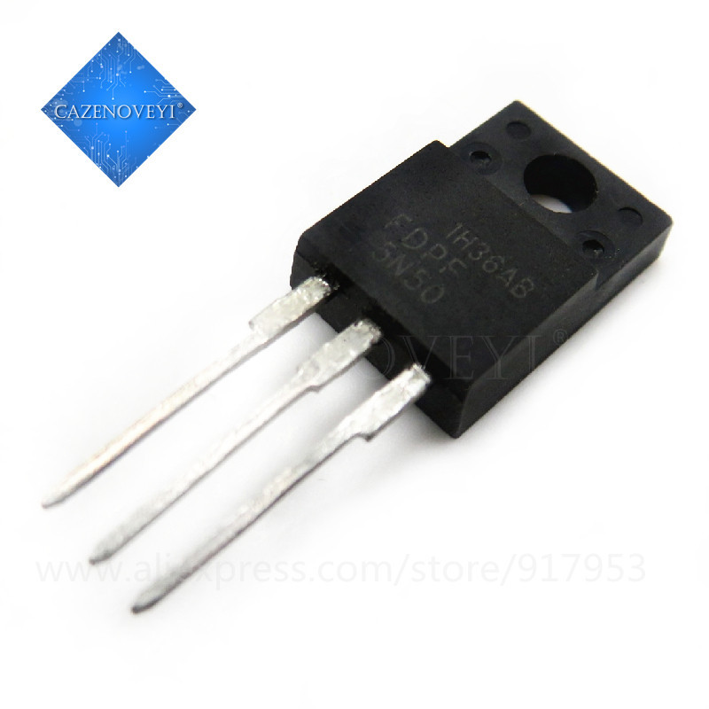 10 Mảnh FDPF5N50UT FDPF5N50 5N50UT 5N50 TO-220F 500V 5A chip gốc mới