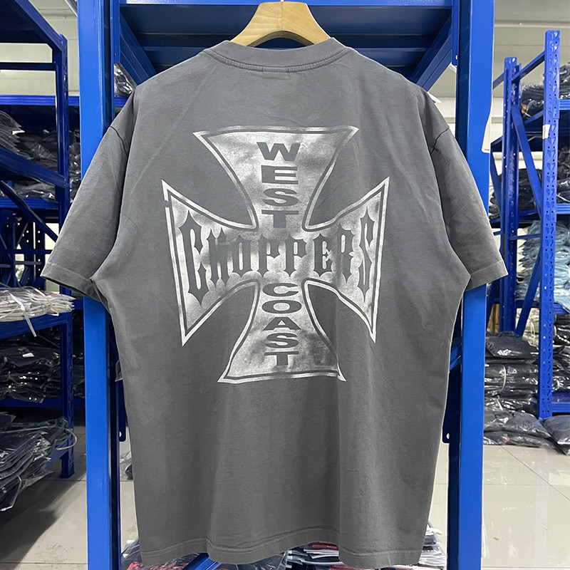 RS0U West Coast Choppers “Vintage fade ”West Coast Short Sleeve T T-shirt Men and Women Fashion