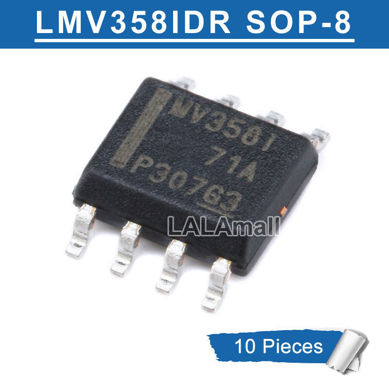 10 chiếc MV358I SOP-8 LMV358IDR SOP8 LMV358 SOP LM358IDR LMV358I MV3581 SMD Bộ khuếch đại hoạt động 