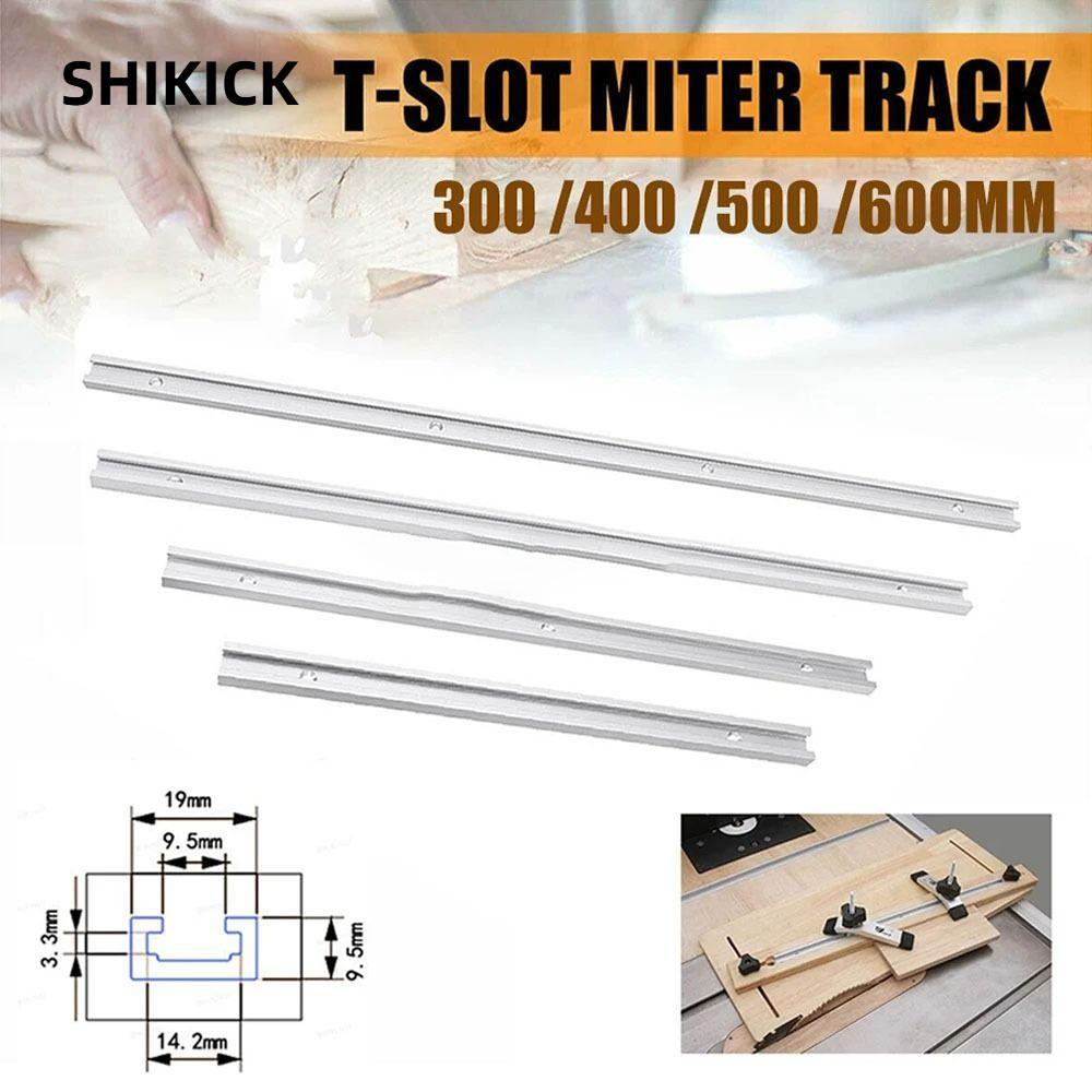 SHIKICK 1 Cái T-Track, Slide Guide Rail T Slider Fixture Slot Slide T-Slot Track, Hợp kim nhôm 300-6