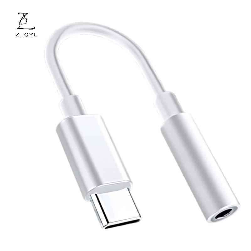 Tai nghe Ztoyl Type C 3.5 Ja USB C sang 3.5mm Bộ chuyển đổi tai nghe AUX Cáp âm thanh IR