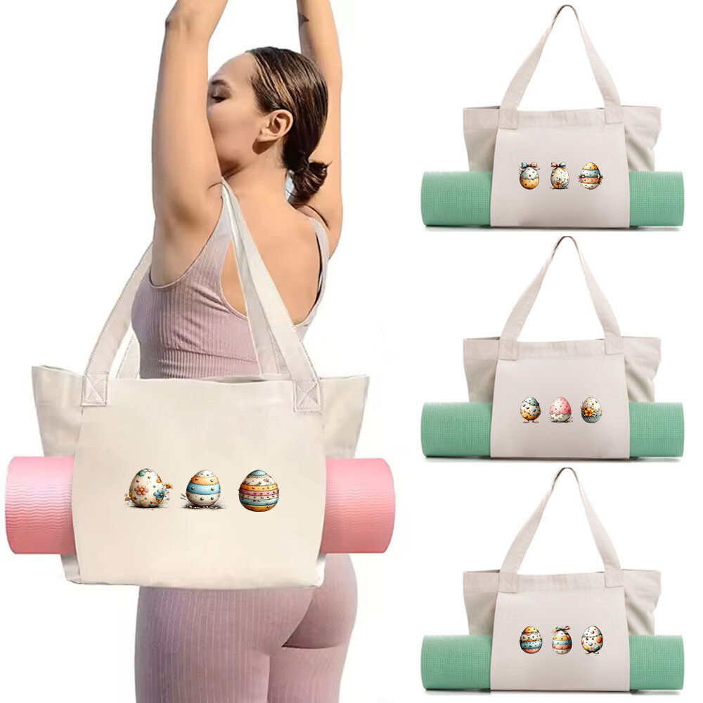 Túi vải bố tập yoga Canvas Yoga Bag Yoga mat storage Gym Workout Bag Carry Yoga Mat & Accessories  W