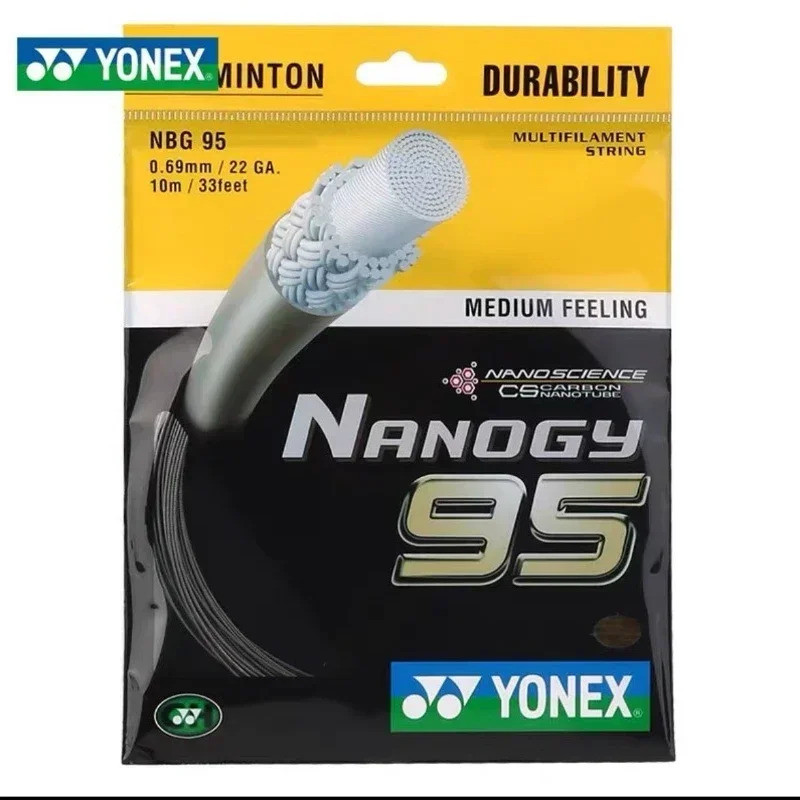 Dây cầu lông YONEX Yonex BG95 (0,69mm) Dây vợt cầu lông NBG95 BG95 Nanogy cho cảm giác vừa phải