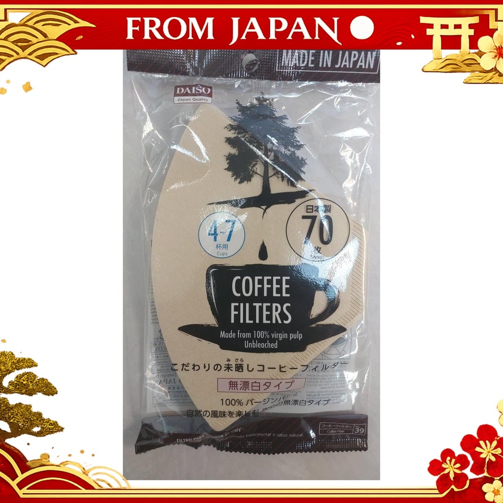 [Authentic Japan]Coffee filter || 70 pieces || For 4 to 7 cups of coffee nmshop