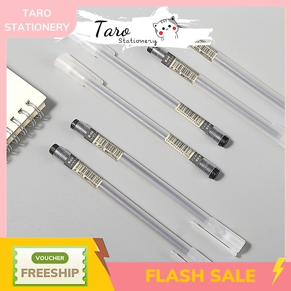 Bút gel đen basic Take Notes tiện lợi A21 Taro Stationery