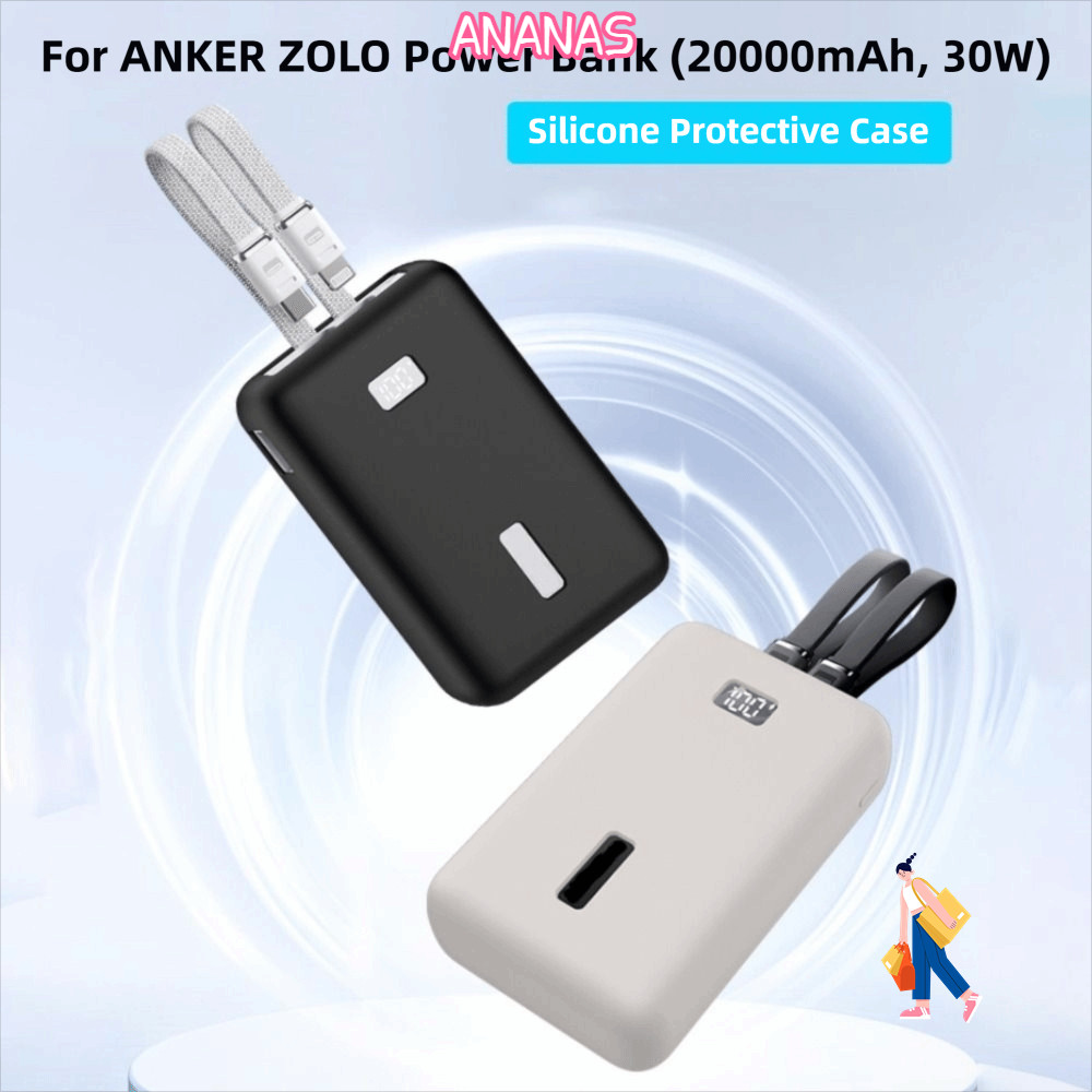ANANAS Bộ sạc di động, Túi đựng silicon a1681, Vỏ bảo vệ toàn diện chống rơi mềm chống sốc cao cấp c