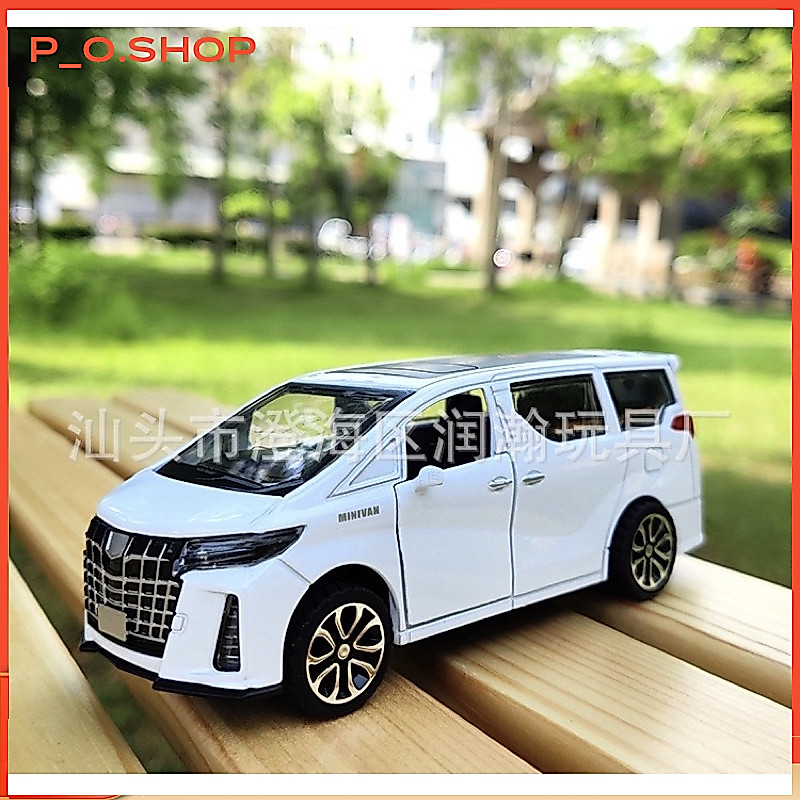 【🔥Free ship🔥】Xe loại mô hình Toyota Alphard tỉ lệ 1:24 mở 3 cửa