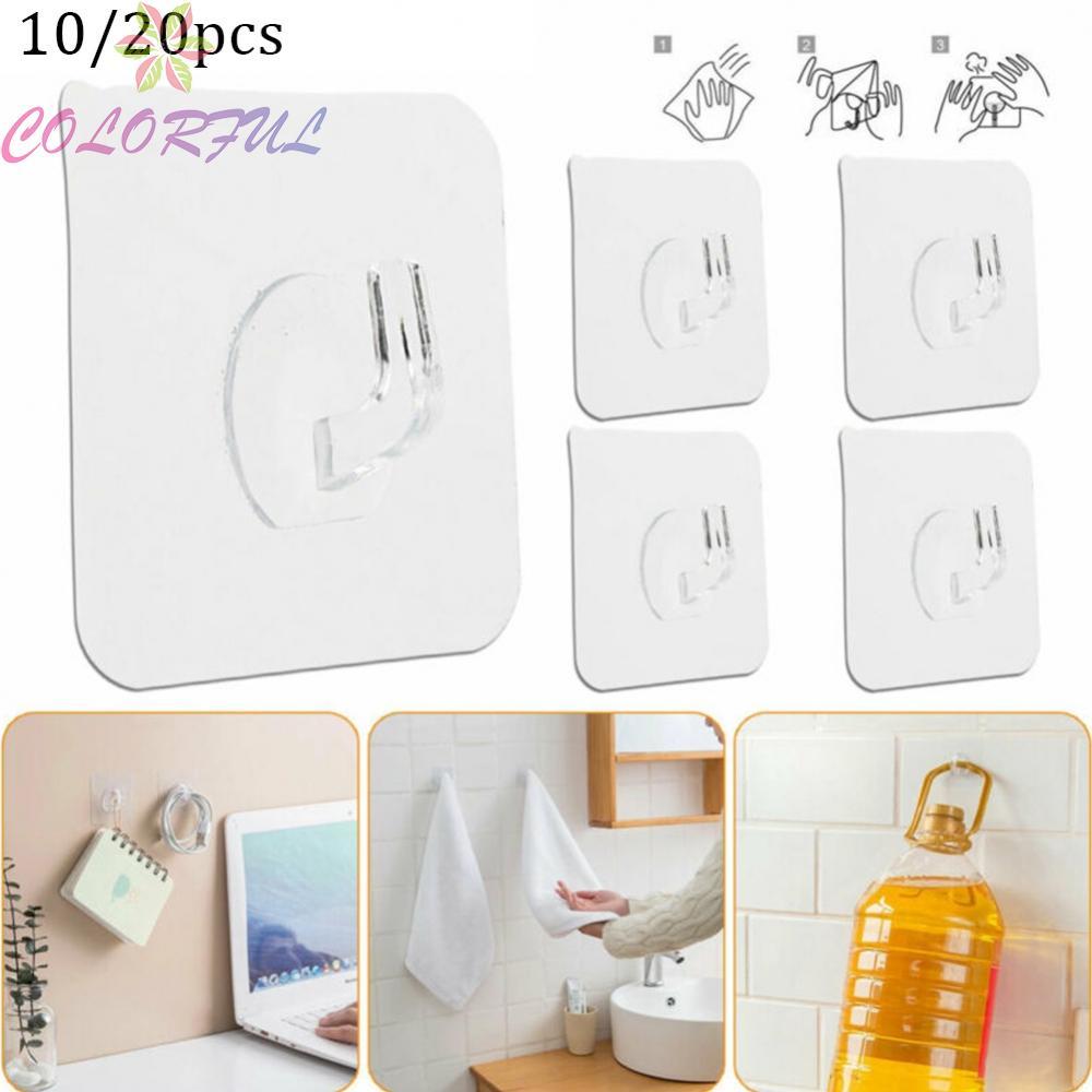 Hooks Dustproof. Heavy Duty 20X 6*6 Cm Clear Decorative Duty Heavy Oil Proof PVC