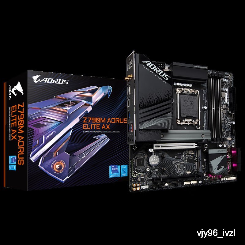 Mainboard Z790M AORUS ELITE AX DDR5 chuyên gaming ép xung hiệu năng cao ổn định chính hãng