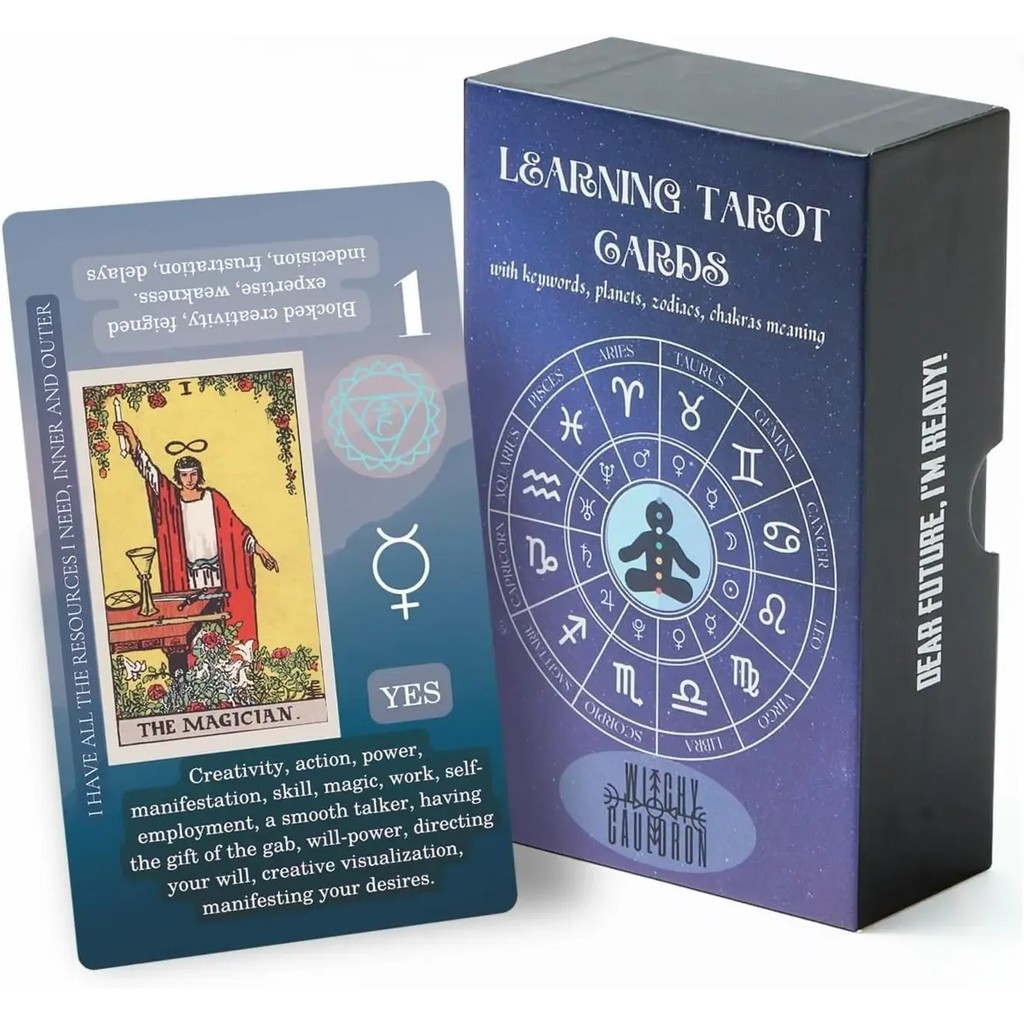 13.2x8.3cm Học Tarot Cards Deck Trong Hộp Cứng Hướng Dẫn Hướng Dẫn Sử Dụng Cho Người Mới Bắt Đầu Ora