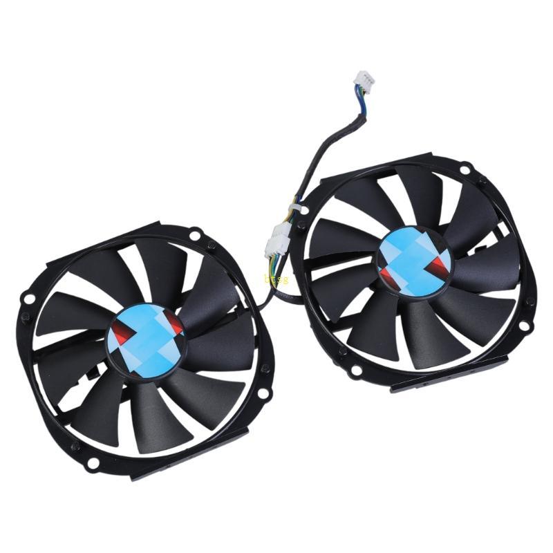 Btsg 2 Chiếc 95 Mm 4gb 2048SP GPU Làm Mát Quạt Làm Mát Cho Yeston RX480 570 580 Card Đồ Họa Quạt Tha
