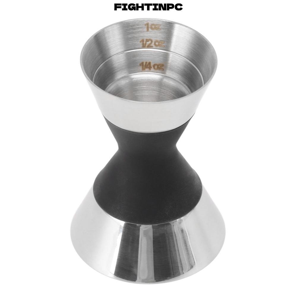 FIGHTINPC Cocktail Jigger, Jigger Hai Mặt Phong Cách Nhật Bản, Thanh Jigger Đo Rượu Inox 304 Chuyên 