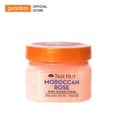 Tẩy Tế Bào Chết Cơ Thể Tăng Đàn Hồi & Mềm Mịn Da Tree Hut Moroccan Rose Shea Sugar Scrub 255g | Guardian Việt Nam