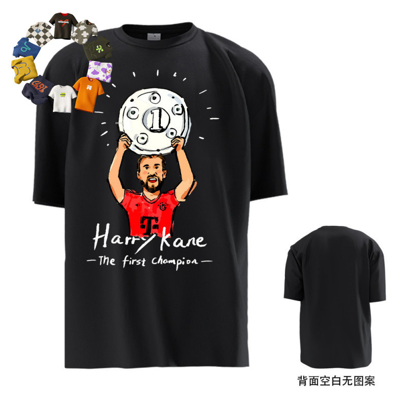 Vải Chất Lượng Cao, Phong Cách Tinh Tế BH2 2025 Harry Kane Nhà Vô Địch Đầu Tiên FC Bayern Munich Áo 