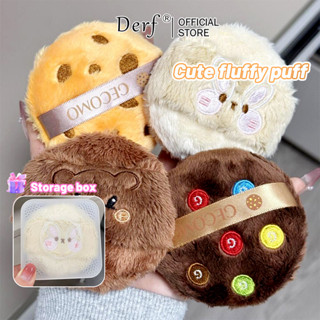  Bột nhung dài Puff Loose Powder Phấn má hồng Puff có hộp lưu trữ 