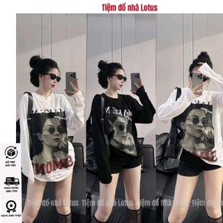  Áo A14 Unisex - Hình Cô Gái Đeo Kính Cực Ngầu Chất Chơi  Tiệm đồ nhà Lotus  