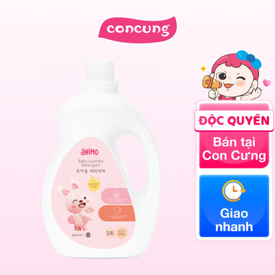 Nước giặt cho bé Animo hương trái cây mùa hè chai 2,8L