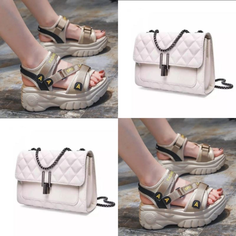 Bộ combo túi xích và gói sandal HM1 Ema