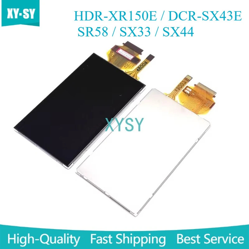 Mới cho Sony SR58 / HDR-XR150E / DCR-SX43E / SX33 / SX44 Màn hình hiển thị LCD có đèn nền + Bộ phận 