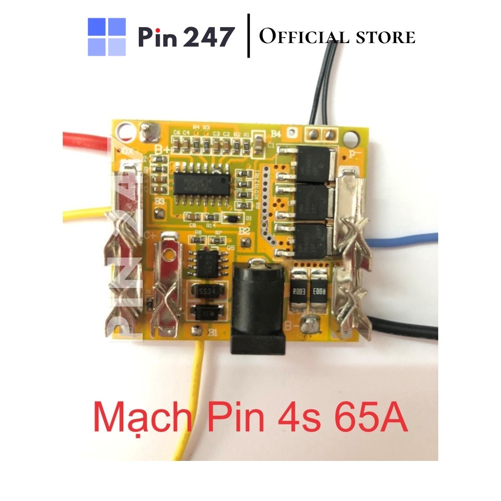 Mạch Makita 3S 4S 14.4V 65A, sạc và bảo vệ xả pin Li-ion, đầy tự ngắt
