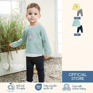  BU Baby  6M-24M  Bộ dài tay cài vai Thu êm BU Cotton BCT110109 | Quần áo Bubaby chính hãng 