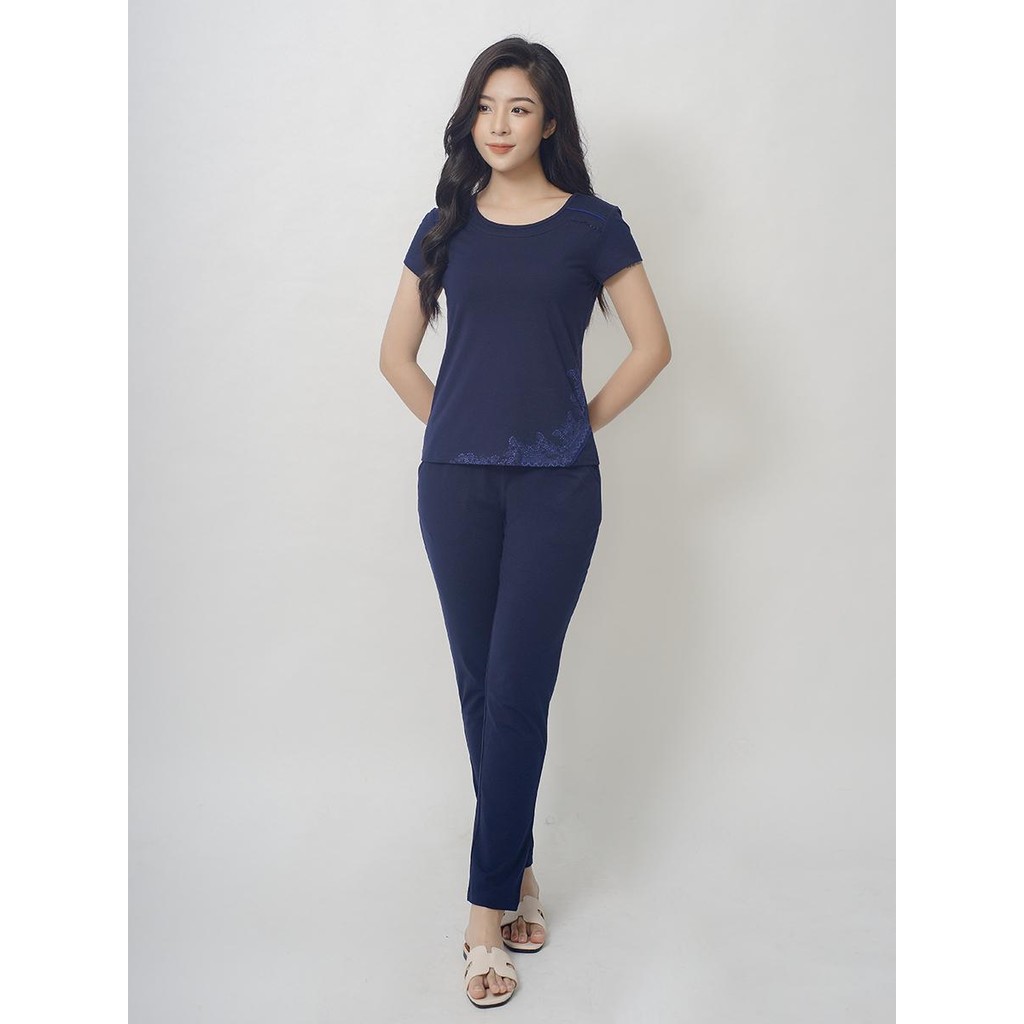 WINNY - Bộ đồ mặc nhà áo cộc tay quần dài 2MNCV22080D