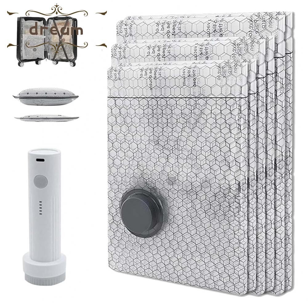 Túi hút chân không không không dây Thiết kế nhỏ gọn Bảo quản hiệu quả cho quần áo và chăn ga gối