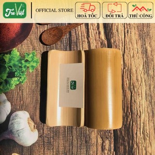 Khay tre đựng khăn ướt cho nhà hàng/ khách sạn - Khay đựng namecard bằng tre tự nhiên