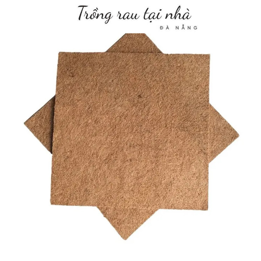 5 Thảm xơ dừa trồng lan 50*50cm, chuyên lót chậu, trồng kiểng lá, hoa lan , trồng rau sân thượng