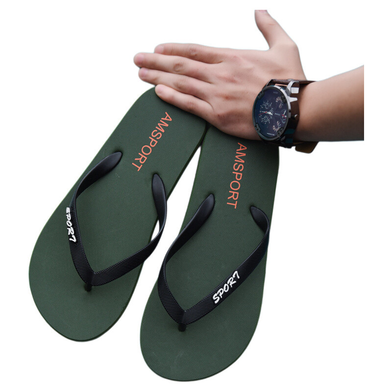 Channel Tiger Flip-Flops Dép Nam Mùa Hè Phong Cách Mới Phiên Bản Hàn Quốc Giày Đi Biển Dép Ngoài Trờ
