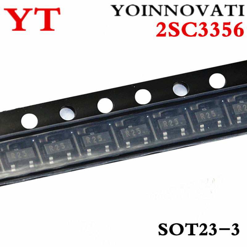 50 Cái / lốc 2SC3356 3356 R25 0.1A / 12V NPN SOT23 IC Chất Lượng Tốt Nhất