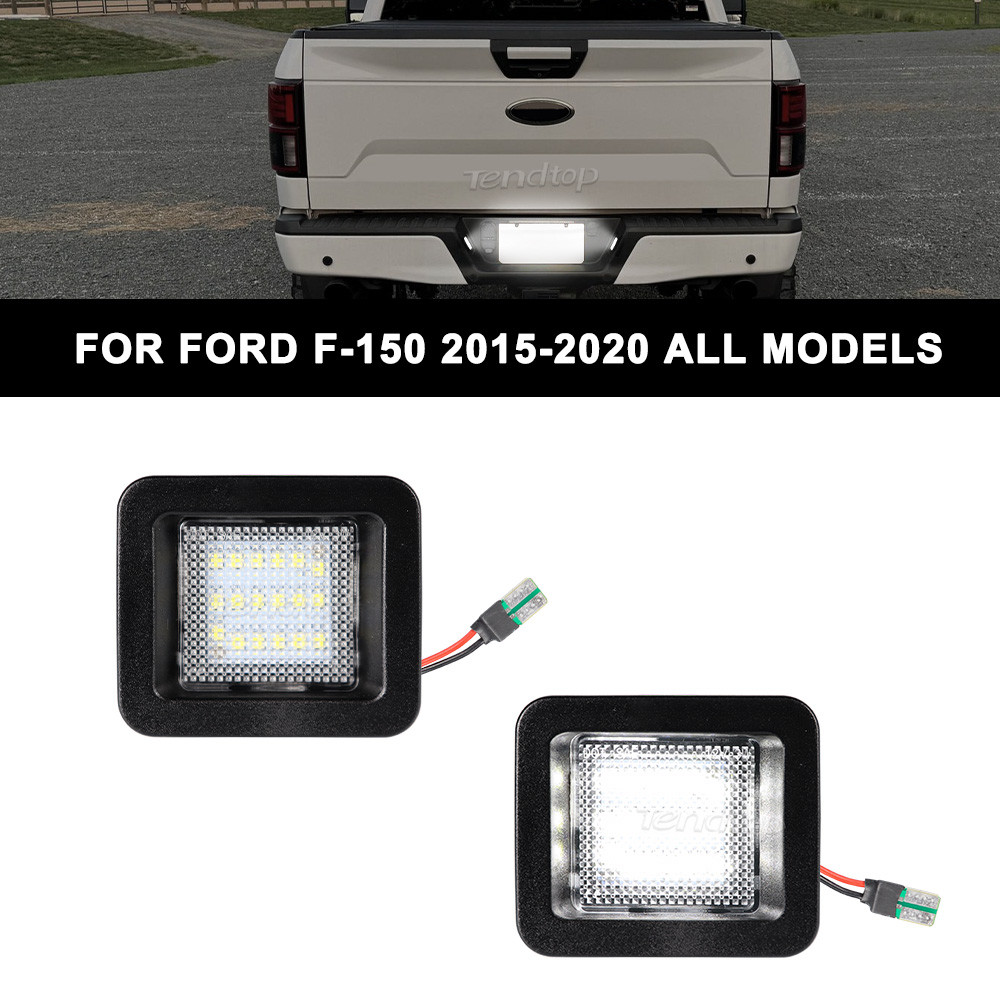 2 Chiếc Biển Số Đèn Đăng Ký Nhãn Đèn Cho Xe Ford F150 2015-2021 F150 Raptor 2017-2020