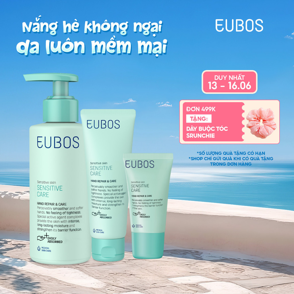Kem Dưỡng Da Tay và Móng Bơ Hạt Mỡ EUBOS Giúp Dưỡng Da Mềm Mịn Và Dưỡng Móng Chắc Khỏe