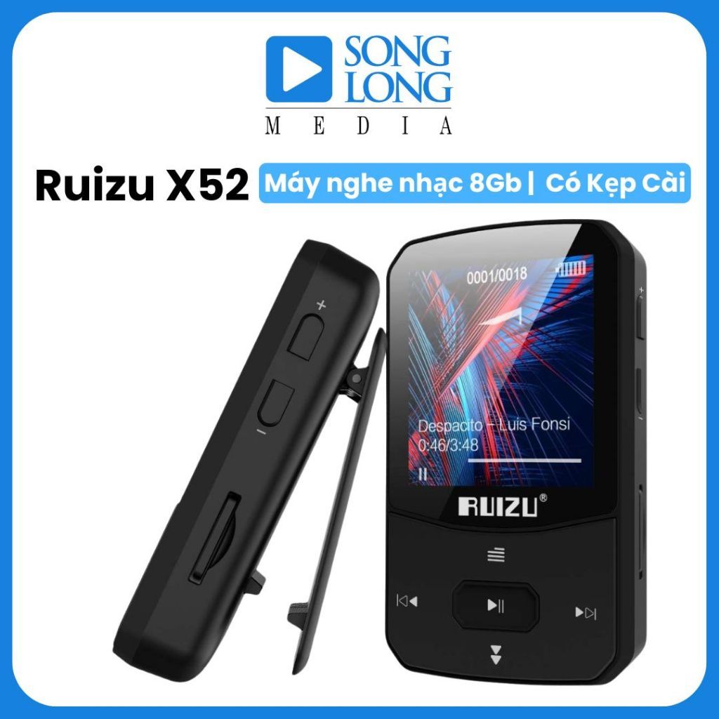 Máy nghe nhạc MP3 MP4 bluetooth RUIZU X52 - Chính hãng phân phối