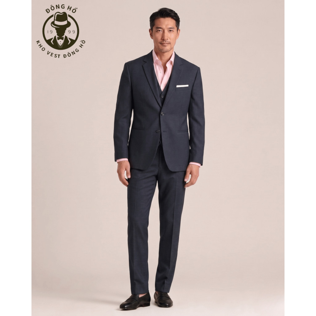 Vest Nam Trung Niên, Bộ Vest Nam Trung Tuổi Chất Vải Xịn, Bộ Com Lê Trung Niên - KHO VEST ĐÔNG HỒ