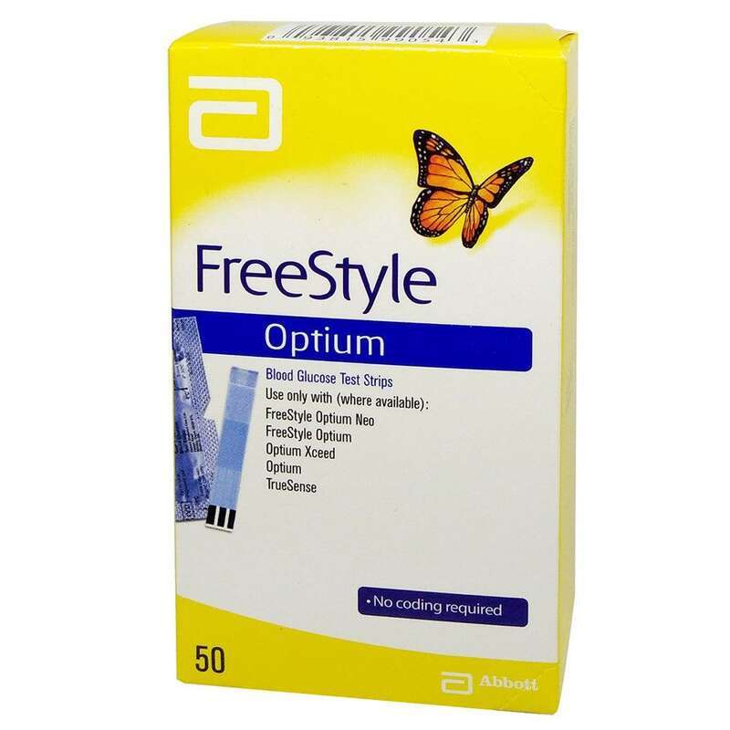 Abbott Freestyle Optium Glucose Test Strip 50 cái / 100 cái Hạn sử dụng: Mới nhất