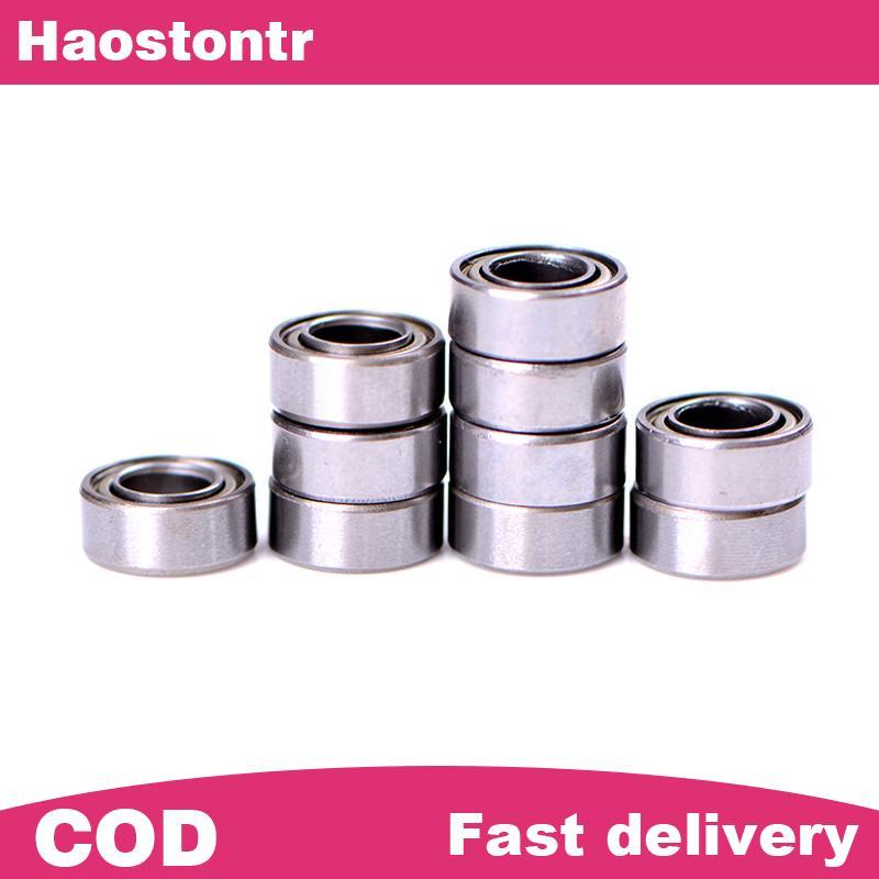 Haostontr 10 chiếc MR105ZZ L-1050 MR105 Vòng bi rãnh sâu 5x10x4 mm thu nhỏMR105ZZ Vòng bi ABEC-1 PH