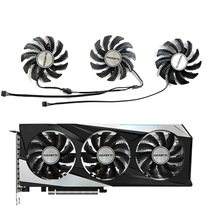 * 75MM 4Pin PLD08010S12HH RTX3060 3060TI Quạt GPU Dành Cho GIGABYTE GeForce RTX3050 3060 3060ti GAMI