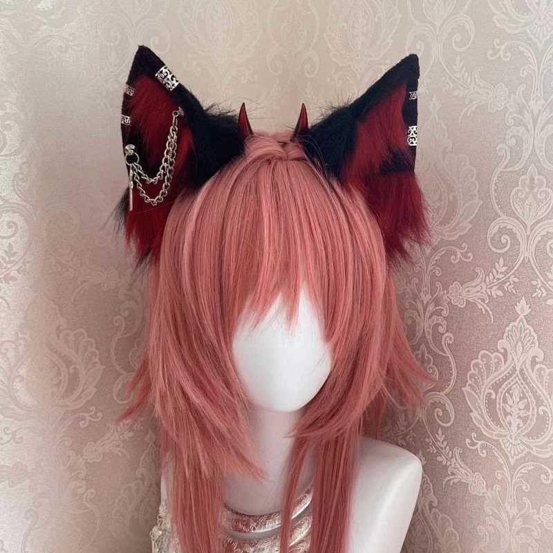 Wolf Ear Headband Halloween Vampire Animal Ears Hair Accessories Cosplay Props rStk