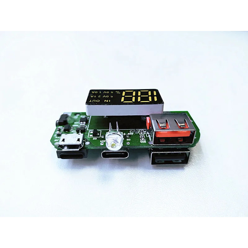 IP5306 Boost Board Boost Board Module Ba cổng đầu vào Mô-đun tăng cường 5V Power Bank Mainboard Circ