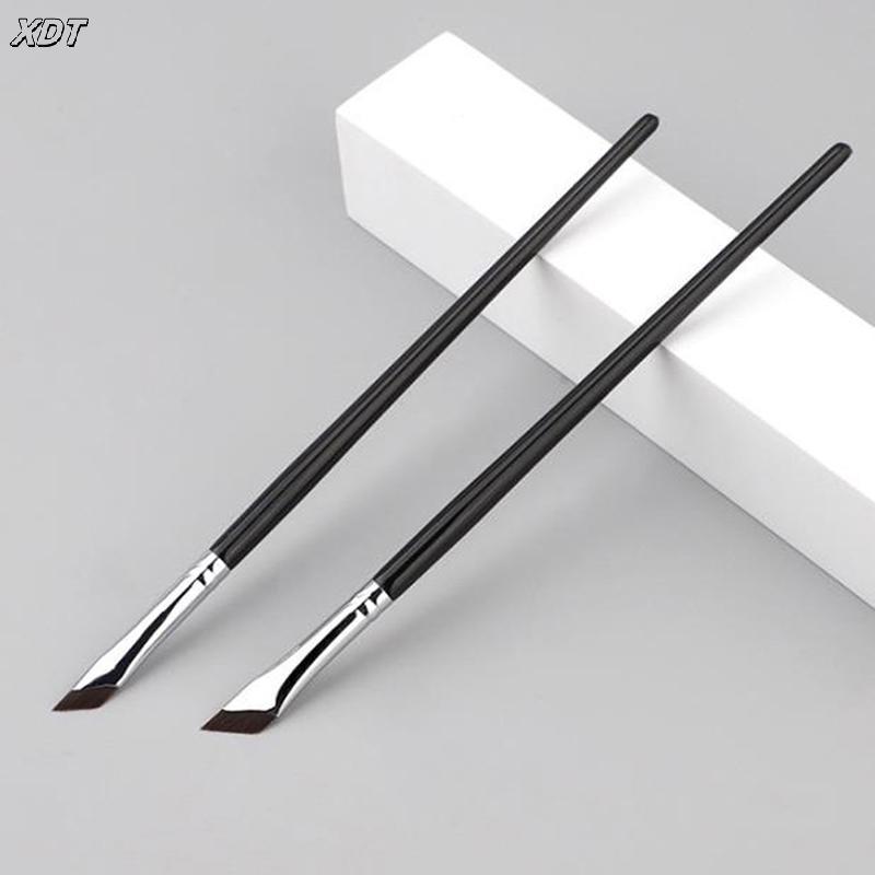 Springevensky Nâng cấp de Eyeliner Brush Ultra Thin Fine Angle Flat Eyebrow Brush Under The Eyes Pla