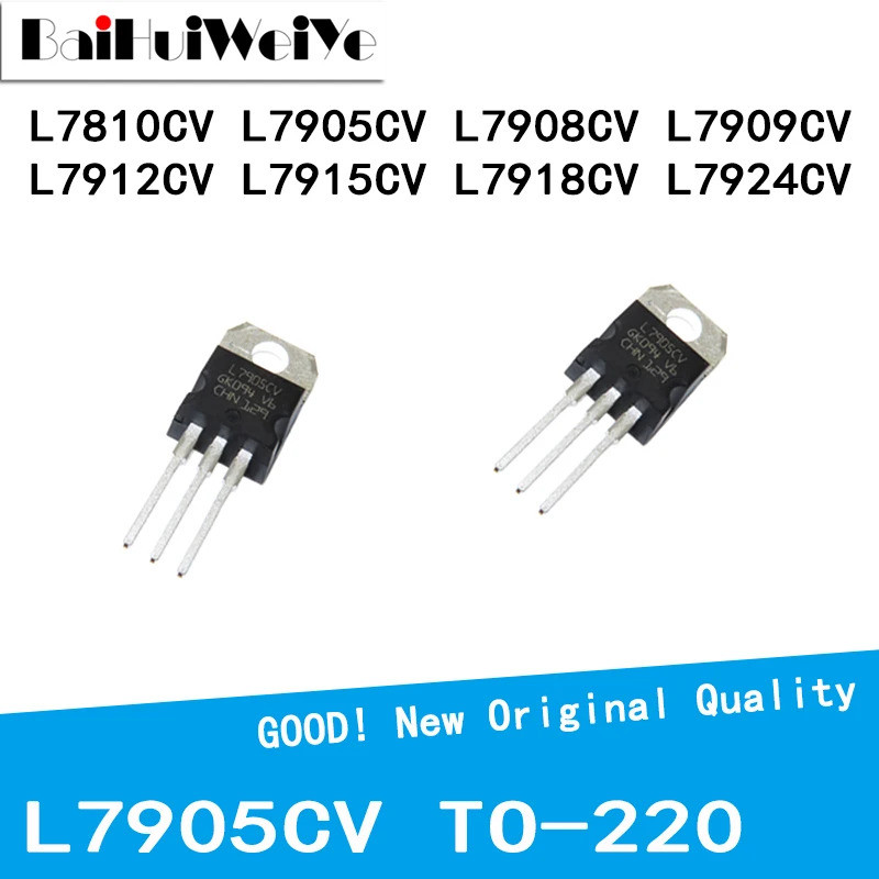 5 Chiếc L7810CV L7905CV L7908CV L7909CV L7912CV L7915CV L7918CV L7924CV TO-220 Hiệu Ứng Trường Trans